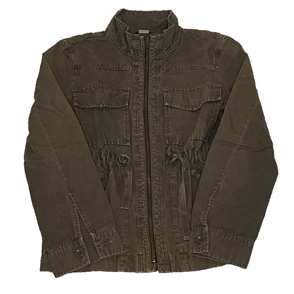 J Crew Army Jacket Relaxed‎ Boyfriend Fit Field Ryden Military Brown Women Small